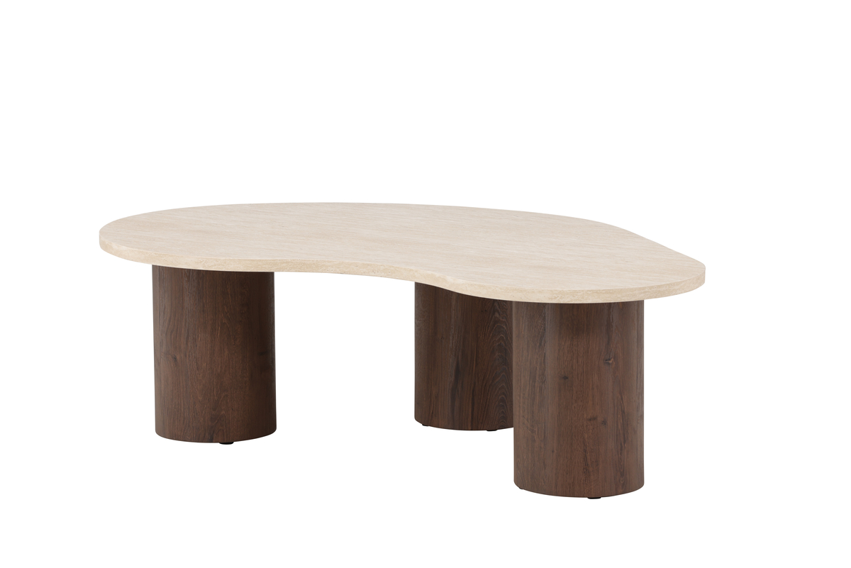 Megg Soffbord 130x78 - Mocca / Travertin Megg Soffbord 130x78 - Mocca / Travertin