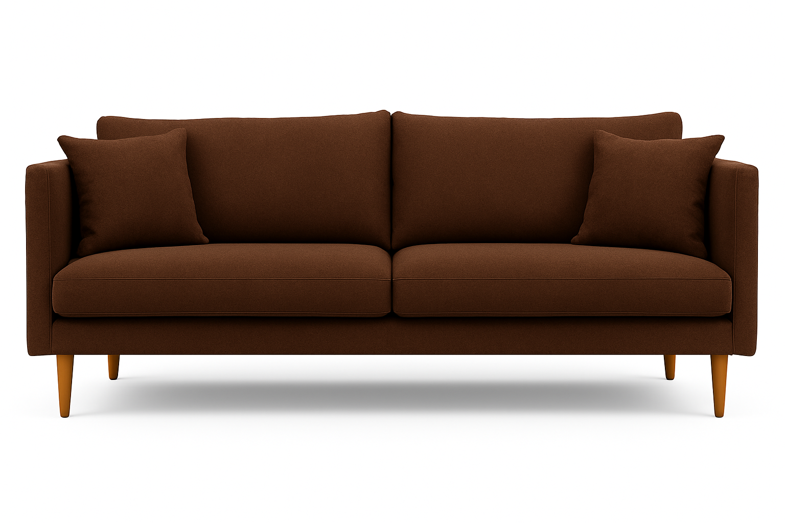 �stermalm 3-sits soffa - M�rkbrun chenille