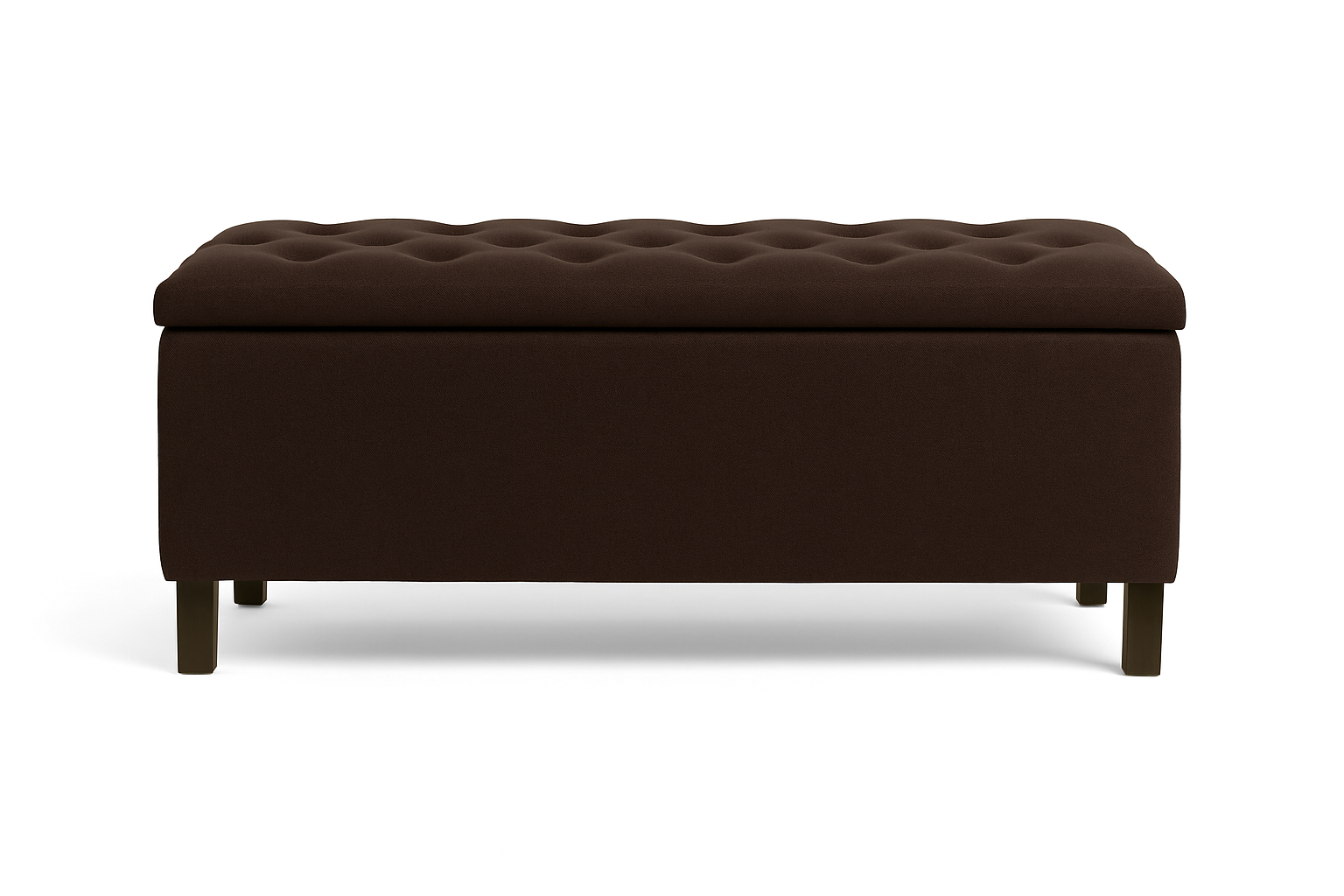 S�ngkista Hassl� 120 cm - M�rkbrun