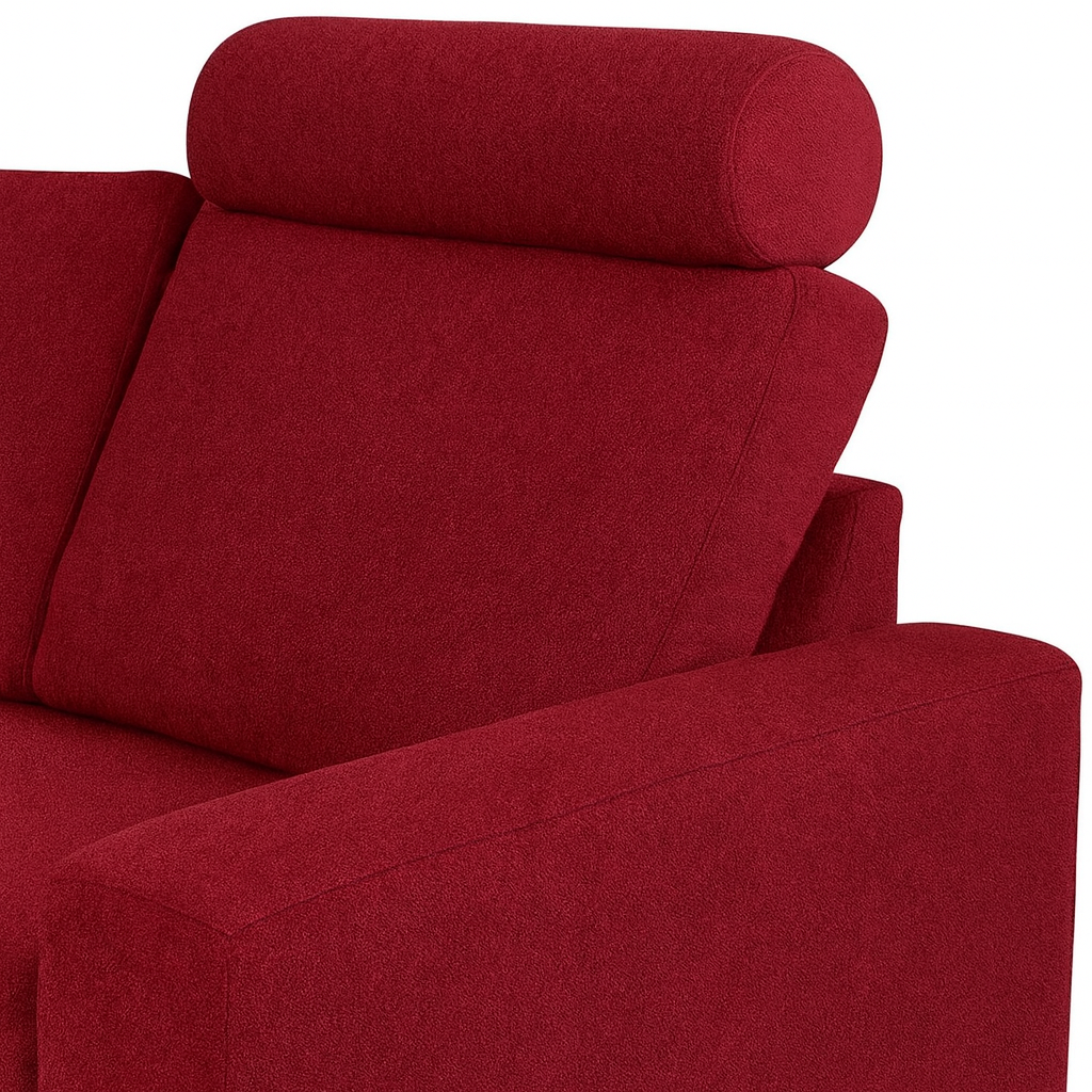 Nackkudde Elegia 50 cm - Hallonr�d sammet