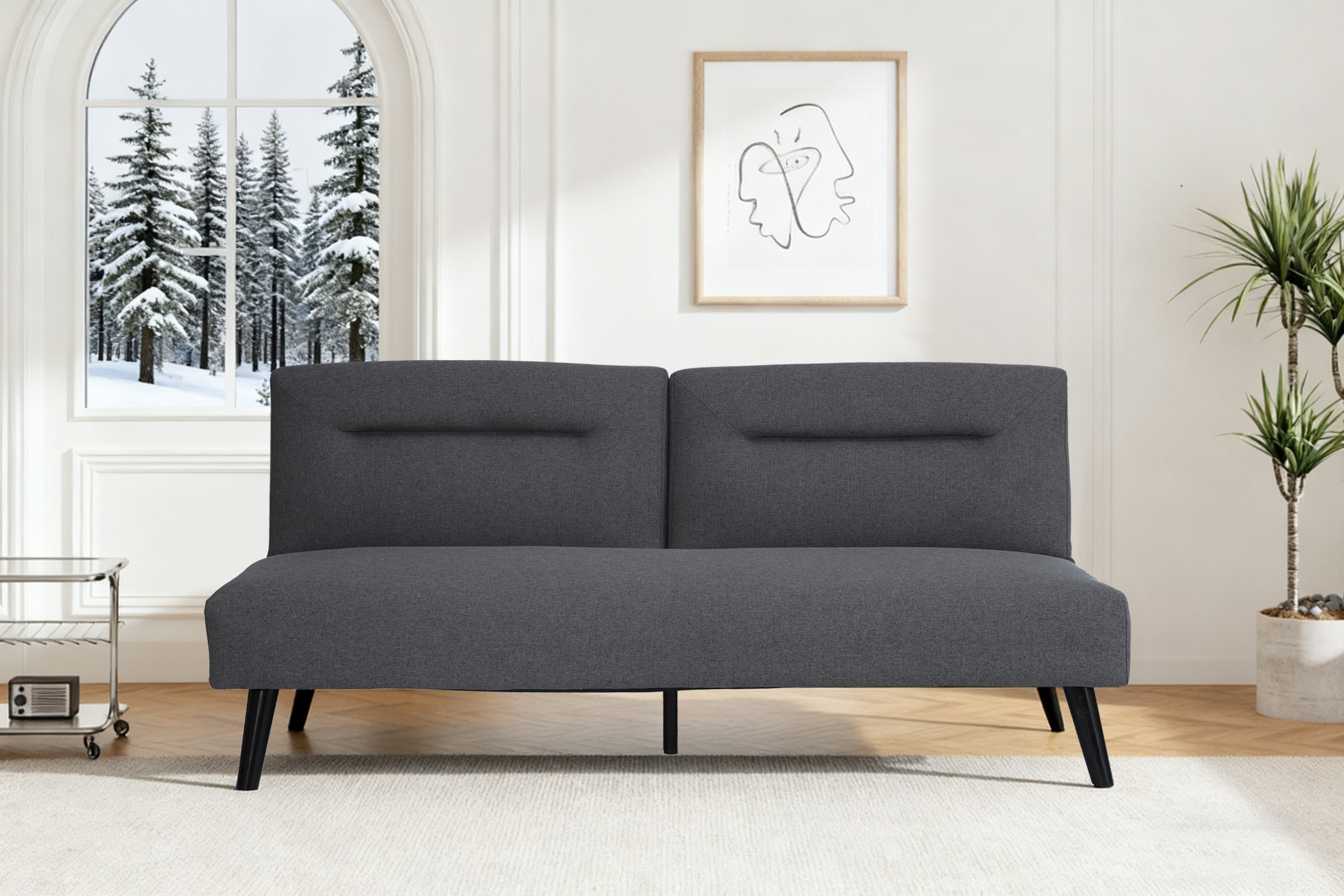 Kiruna b�ddsoffa � M�rkgr�