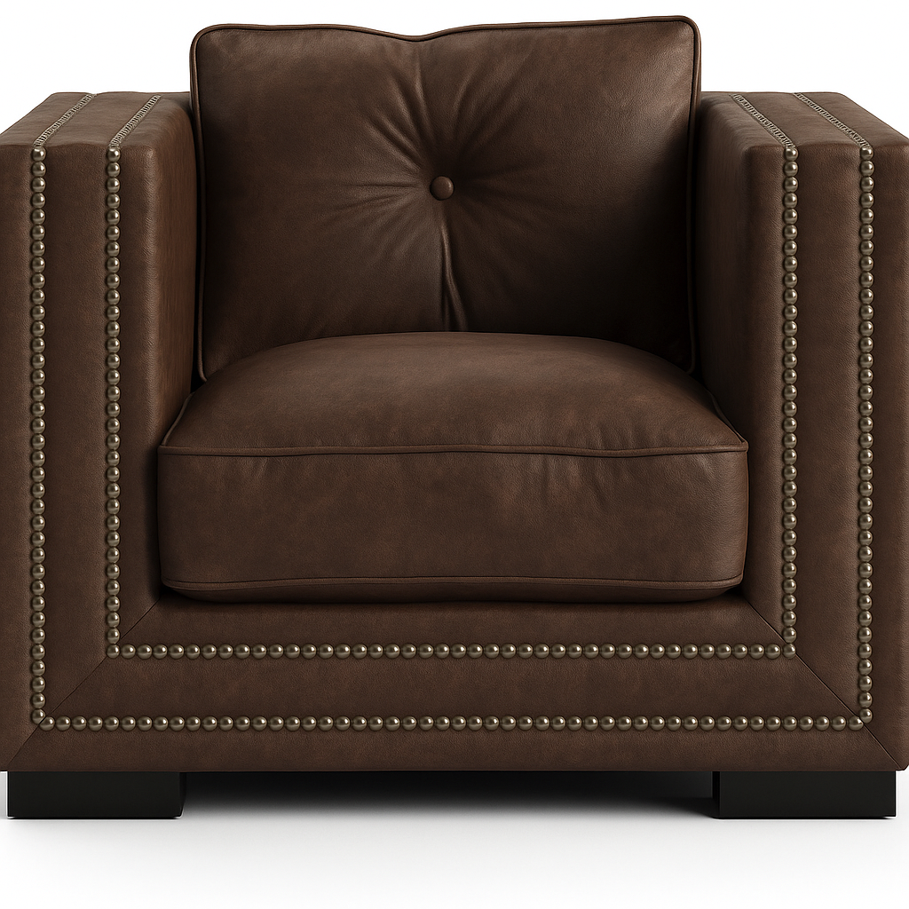 Hamilton f�t�lj - M�rkbrun l�derimitation