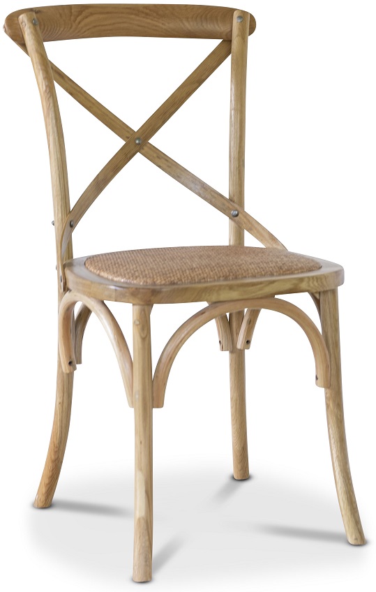 Gaston stol i oljat massivt tr�