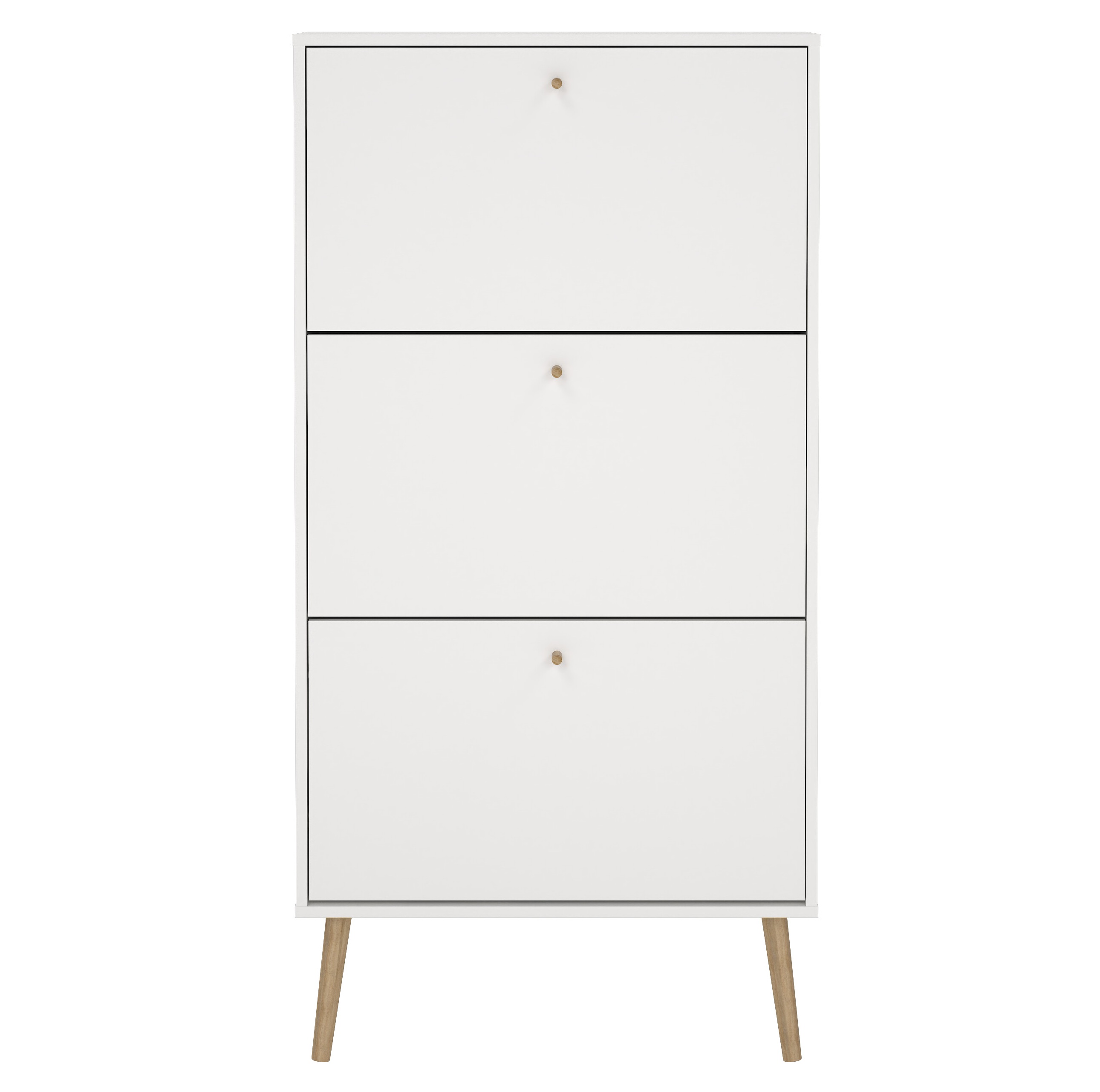 Skosk�p Bodo | 3 f�llbara luckor | Vit