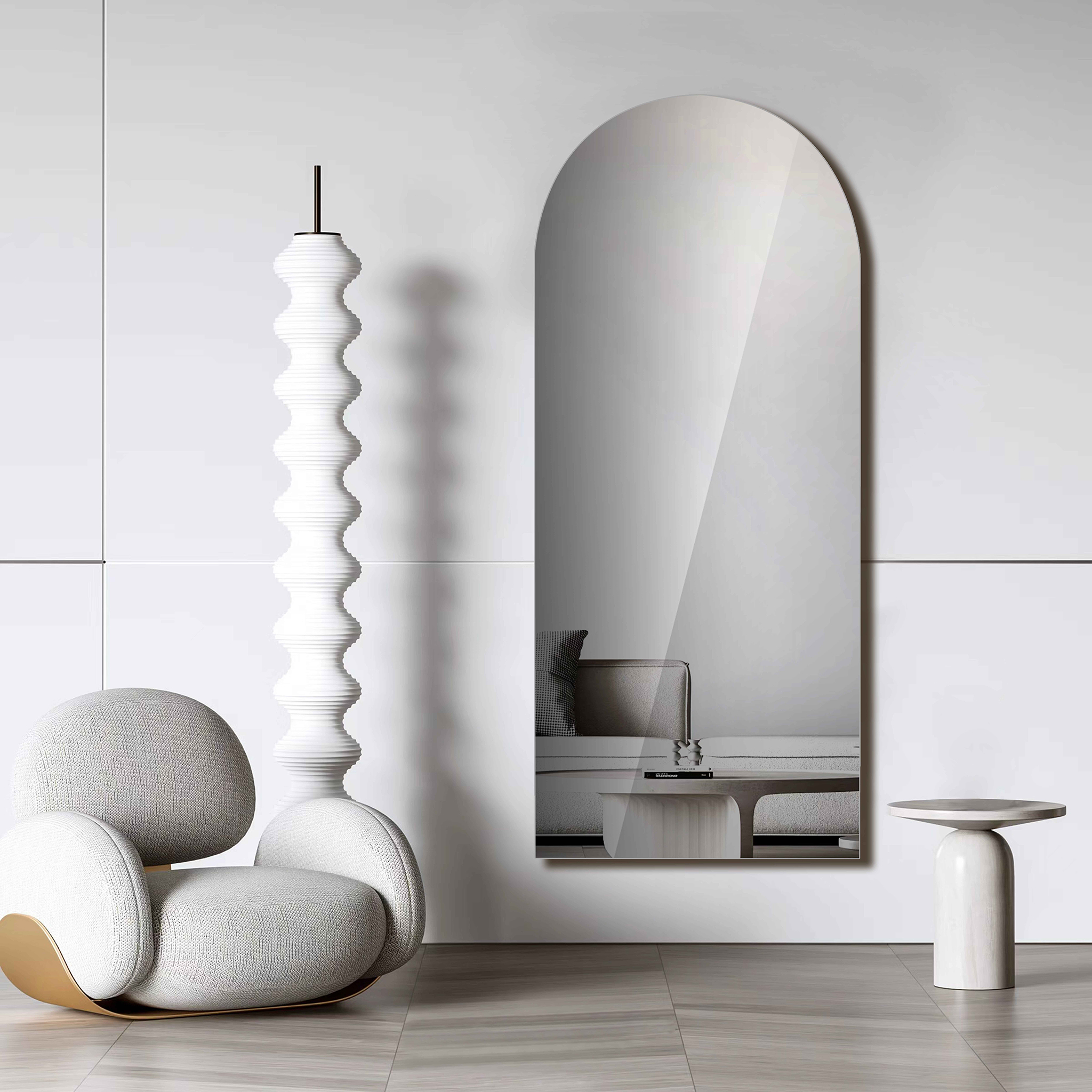 Helkroppsspegel Leona 70 × 200 cm Valvformad - Vägghängd/golvstående Helkroppsspegel Leona 70 × 200 cm Valvformad - Vägghängd/golvstående