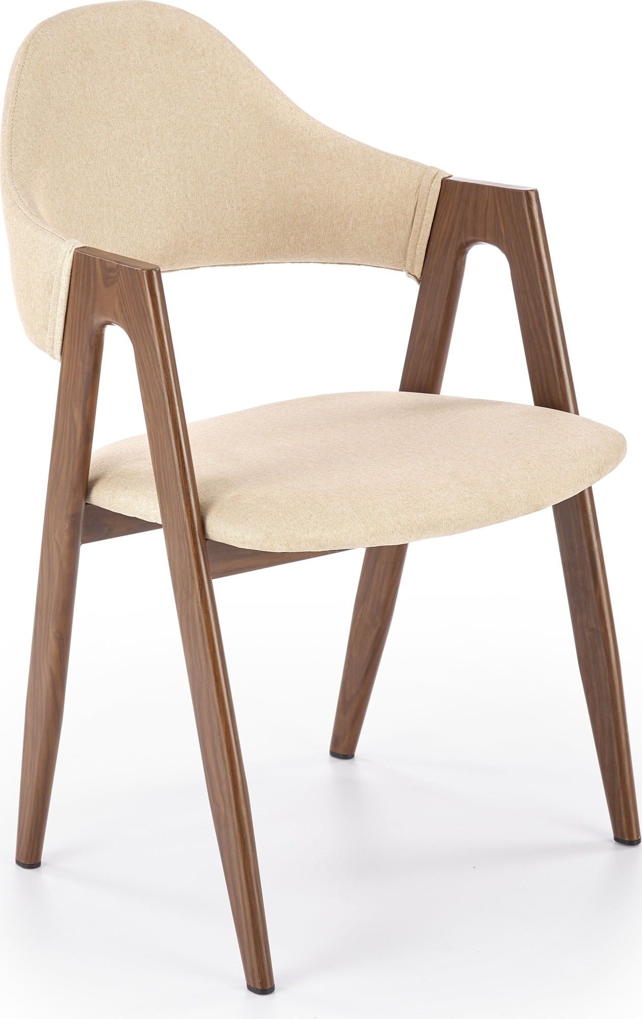 Matstol Beige / Valnöt - Kamilla Matstol Beige / Valnöt - Kamilla