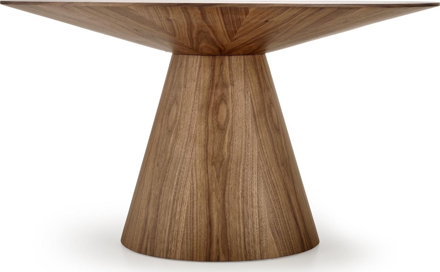 Float runt matbord i valnöt Ø137 cm Float runt matbord i valnöt Ø137 cm