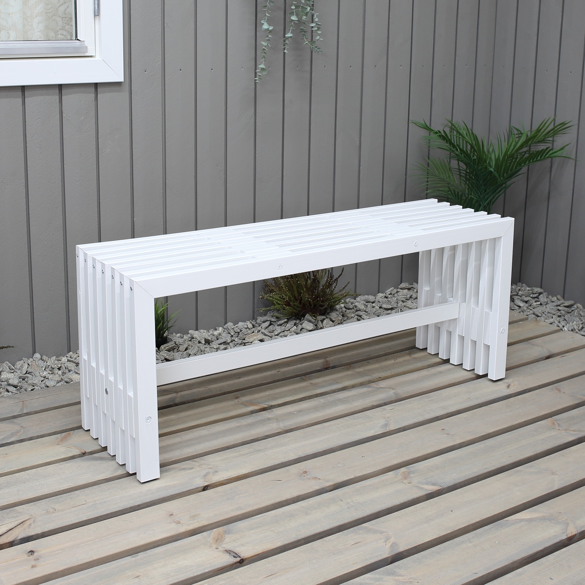 Cuba sittb�nk - Vit