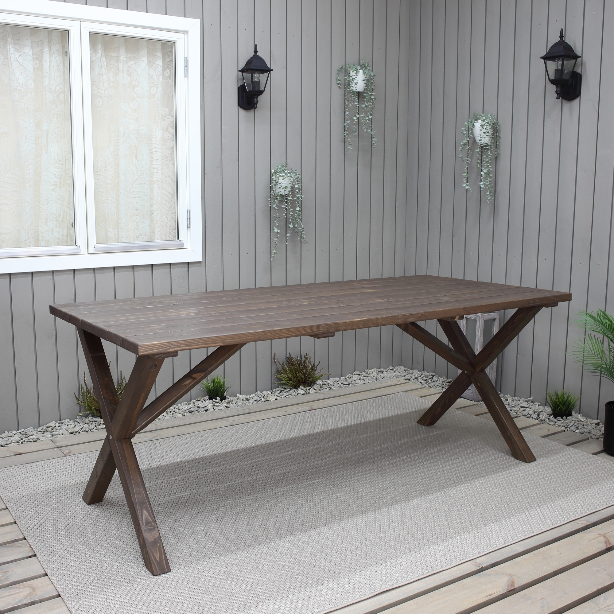 Scottsdale matbord 190 cm - Brun