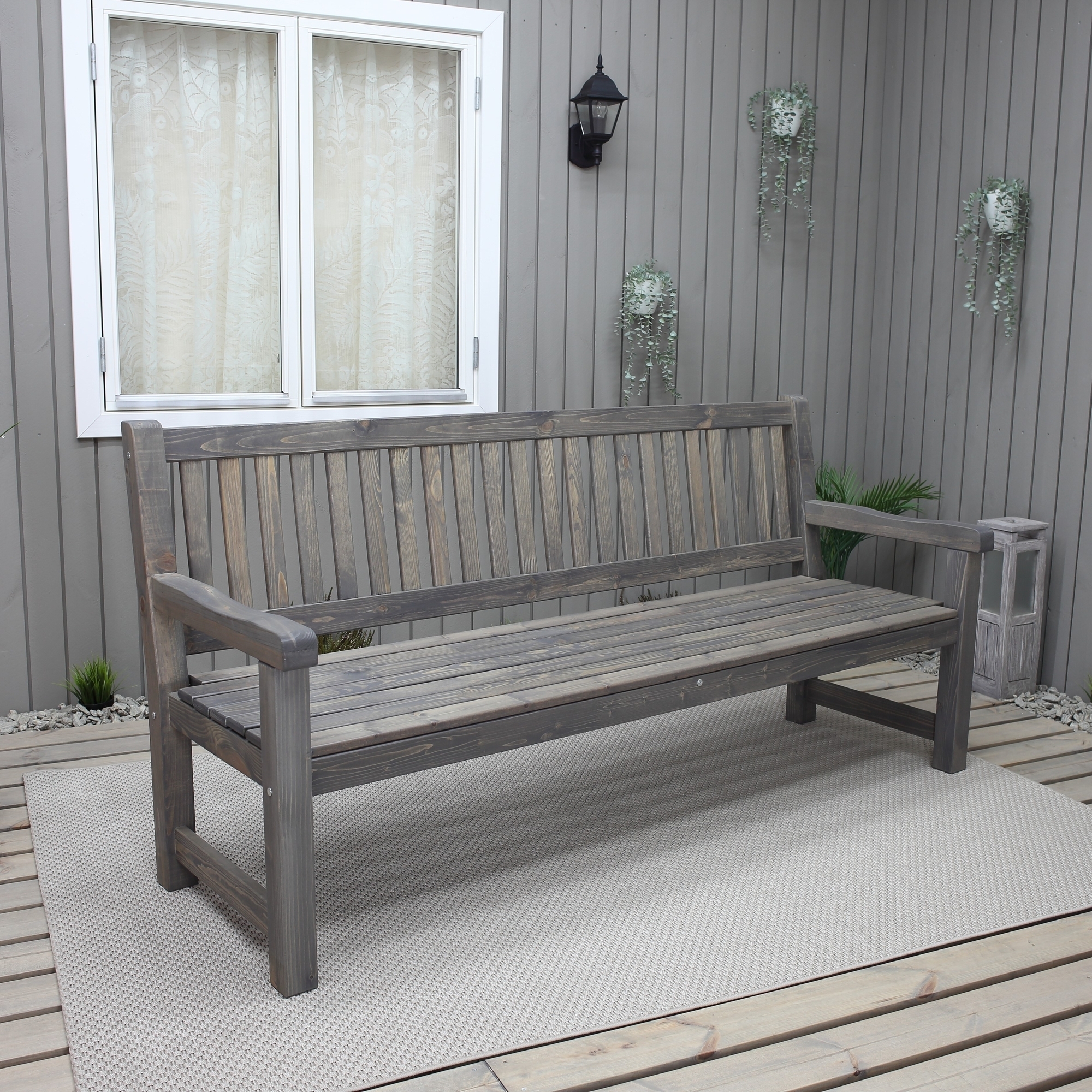 Brooklyn sittb�nk - Gr�