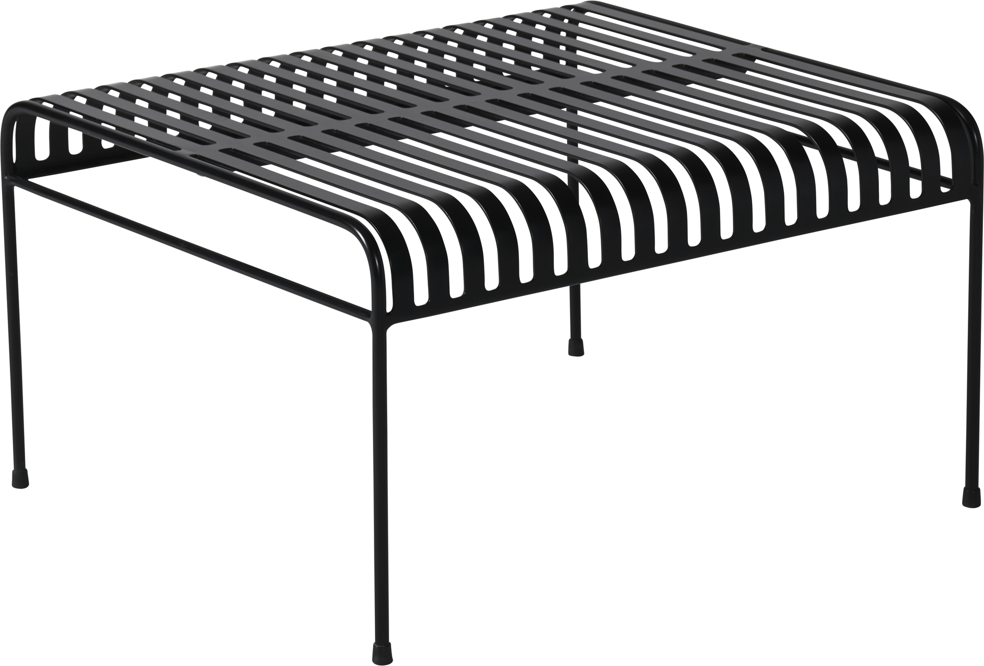 Parga svart soffbord i metall + Textilskydd f�r utem�bler