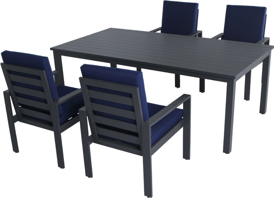 Djursvik utegrupp, Fyra fåtöljer med bord Djursvik utegrupp, Fyra fåtöljer med bord