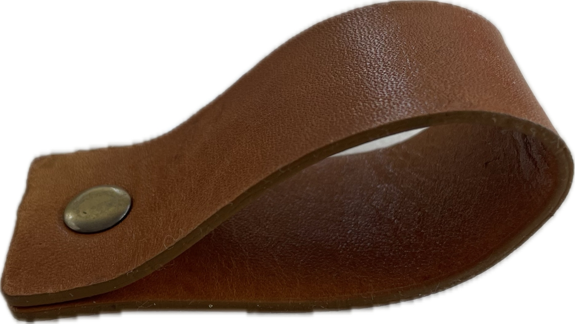 Servettring läder med platt spänne Servettring läder med platt spänne