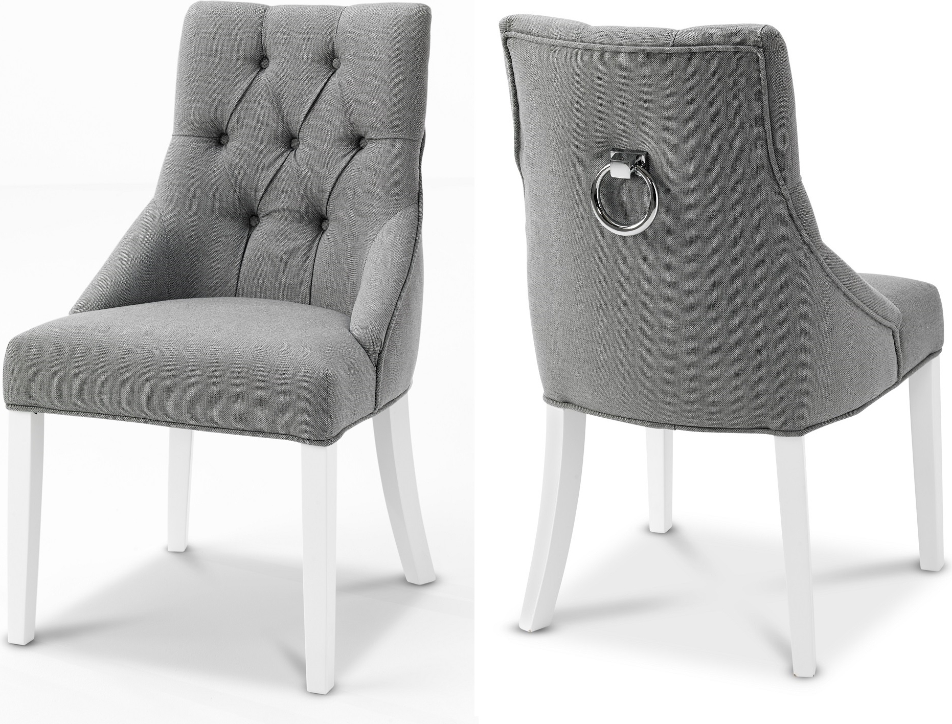 Tuva Europa - Matstol med handtag (gr�/vit) + M�beltassar