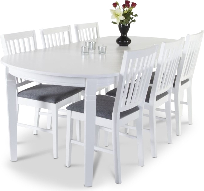 Matbord 160-200 cm vitt - Sandhamn Matbord 160-200 cm vitt - Sandhamn