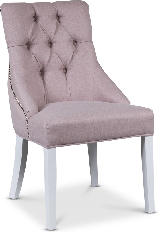 Tuva EUR Matstol - Rosa / Vit + Reng�ring f�r m�bler