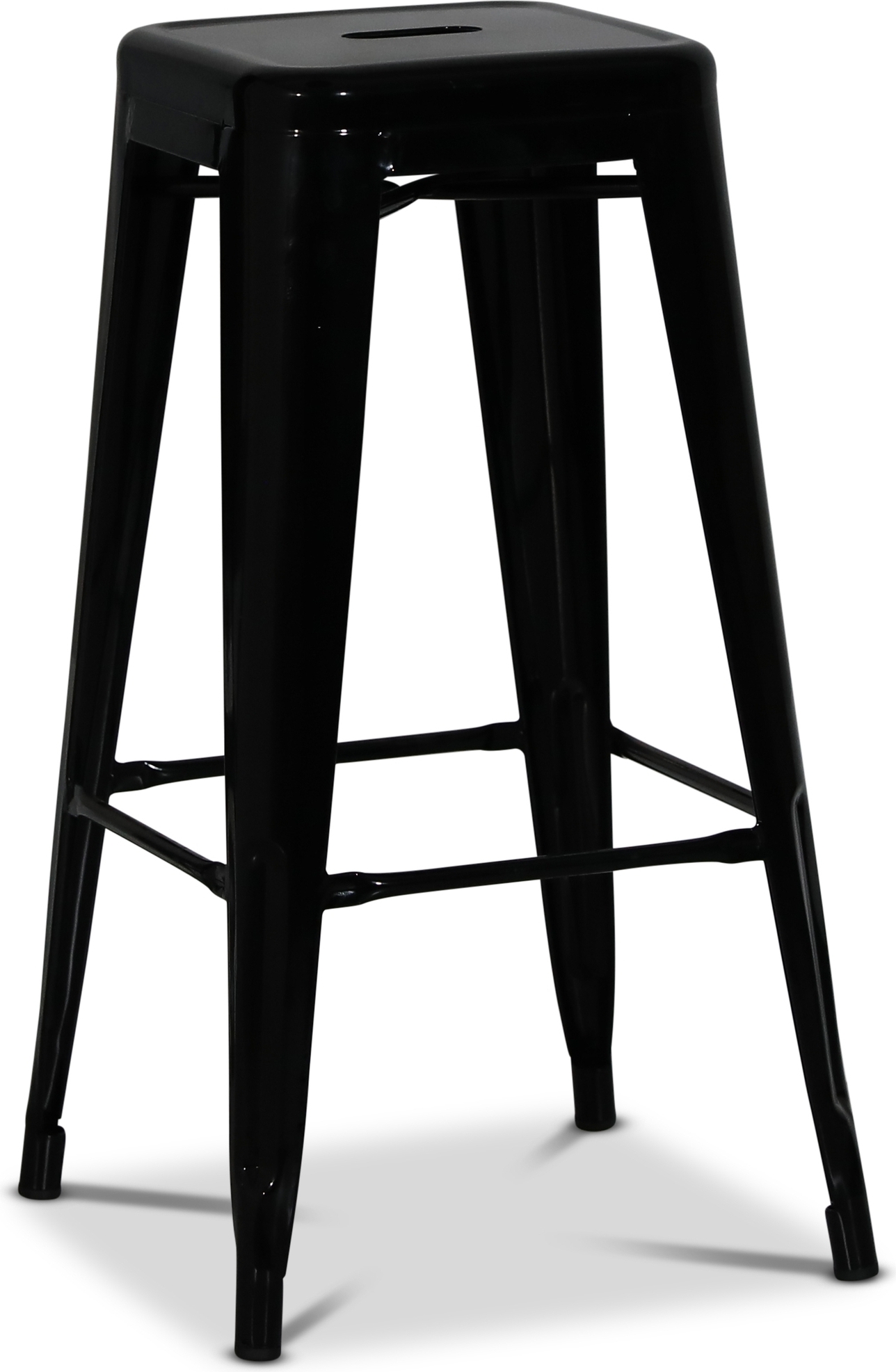 Industry Barstol i plåt - Svart + Industry Barstol i plåt - Svart +