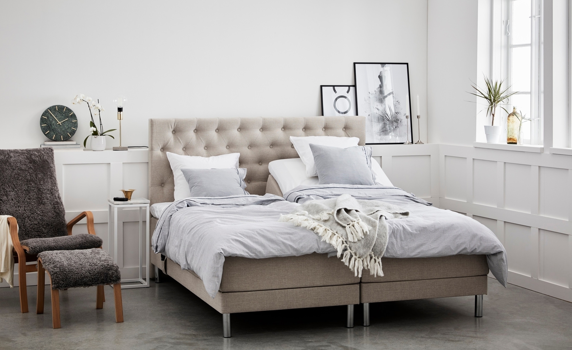 Ställbar dubbelsäng Dream 7-zons 2x90/200 cm - Valfri färg Ställbar dubbelsäng Dream 7-zons 2x90/200 cm - Valfri färg