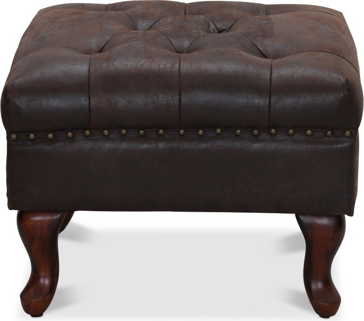 Vivaldi fotpall - Vintage brun + Vivaldi fotpall - Vintage brun +