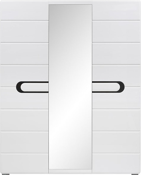 Hagfors garderob - Svart/vit