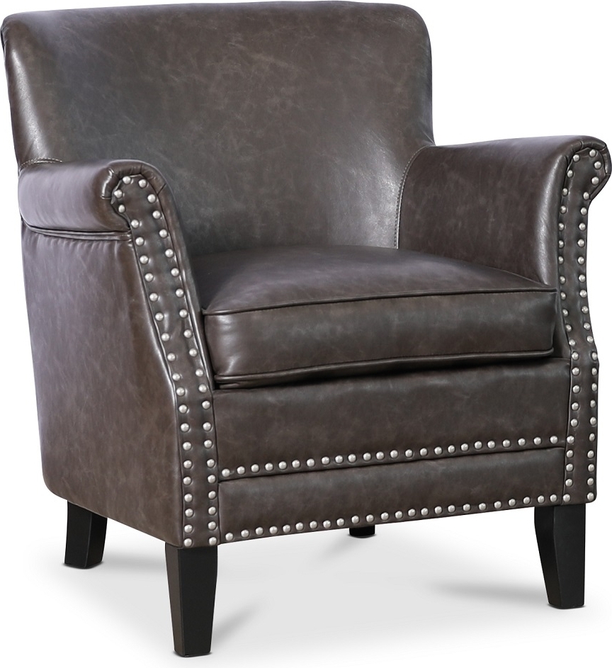 F�t�lj i gr� vintage PU - Norberg + Textilv�rd f�r m�bler