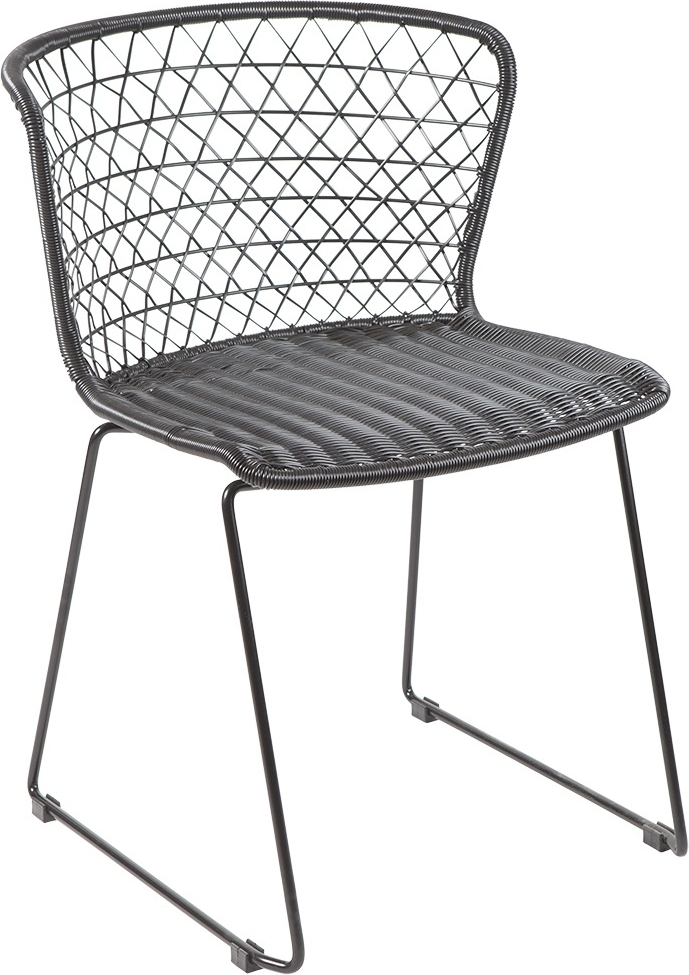 Stol - Svart konstrotting