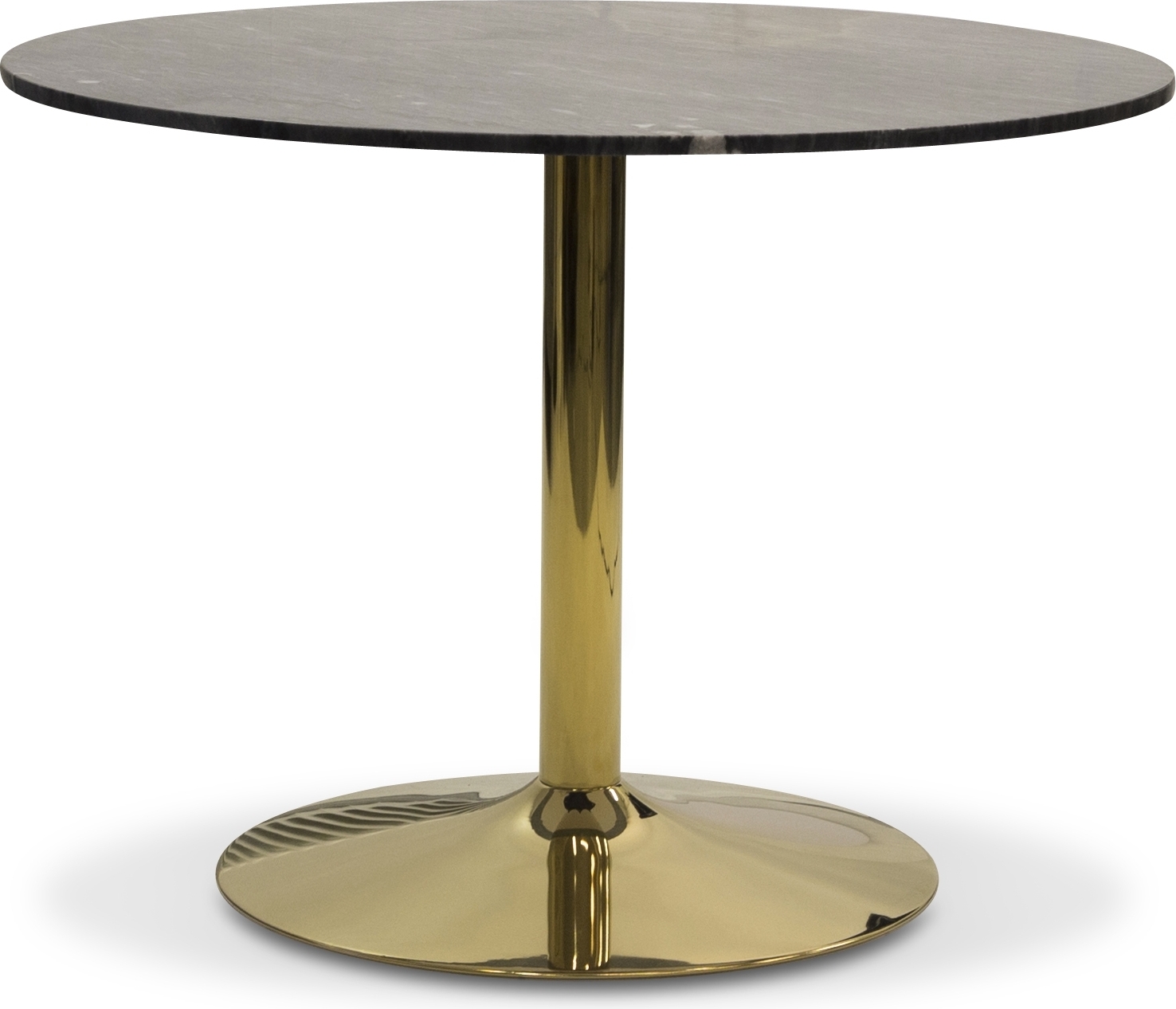 Plaza runt matbord Ø106 cm - Grå marmor / Mässing Plaza runt matbord Ø106 cm - Grå marmor / Mässing