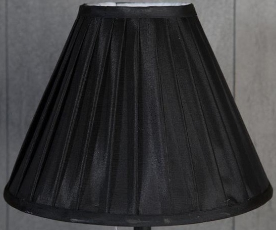 lampsk�rm svart veckad siden