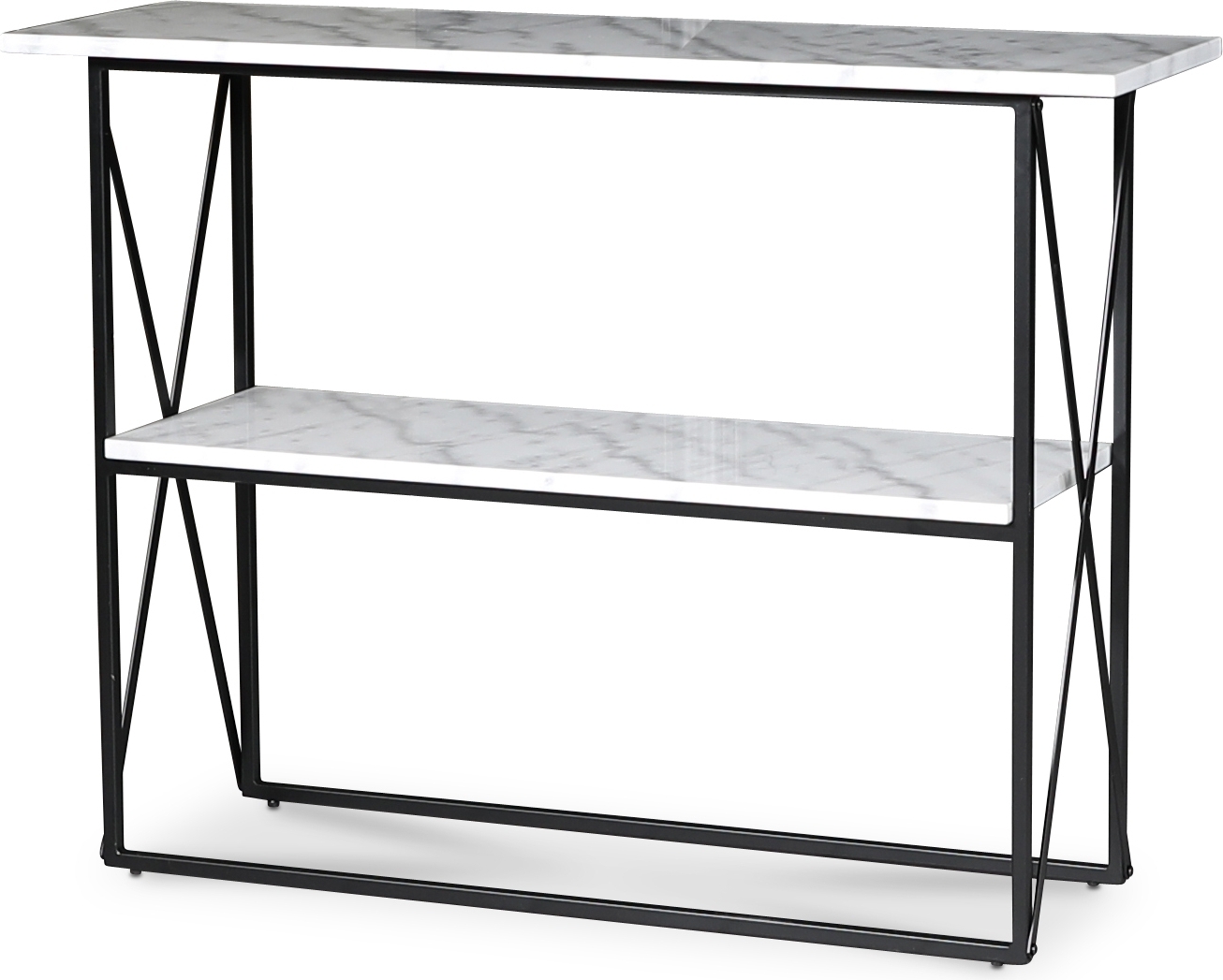 Paladium konsolbord 110 x 35 cm - Svart / Äkta ljus marmor Paladium konsolbord 110 x 35 cm - Svart / Äkta ljus marmor