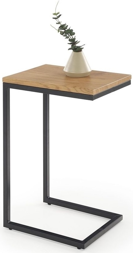 Sidobord / Laptop-bord - Ek/svart