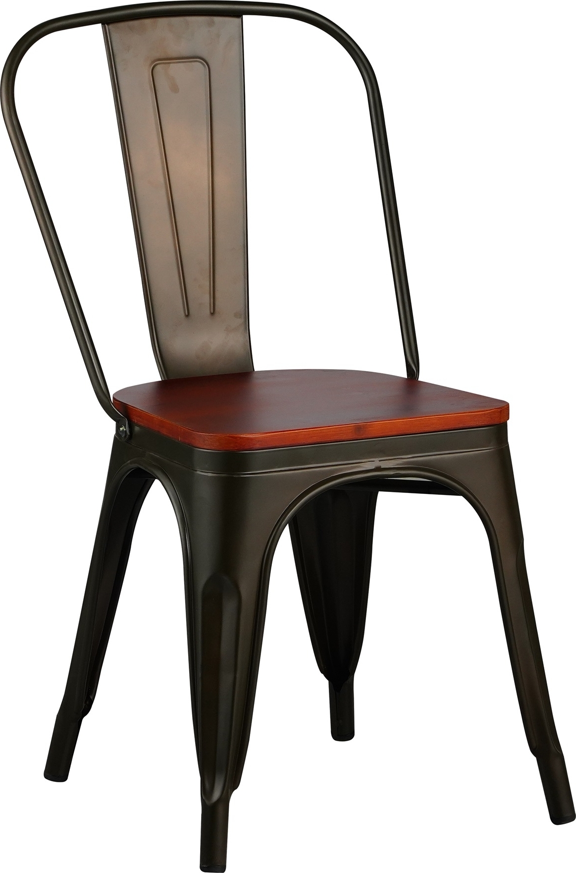 Industry pl�tstol med tr�sits - stapelbar + Reng�ring f�r m�bler