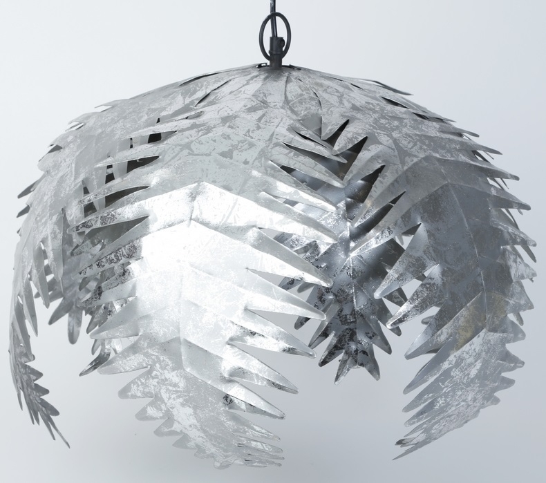 Taklampa silver �56 cm