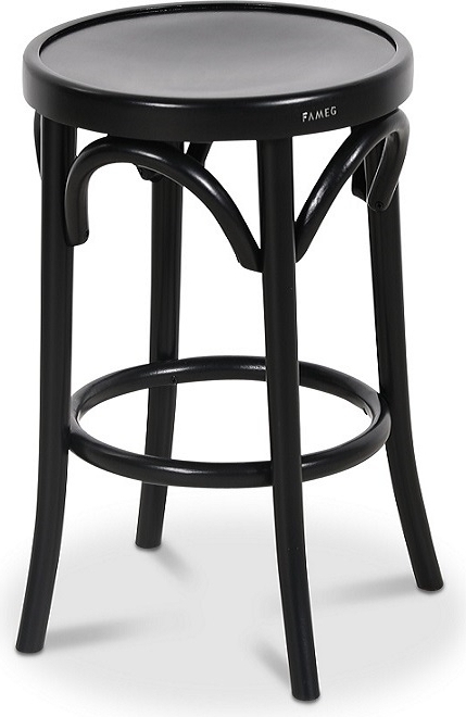 No 73 barpall l�g - Svart