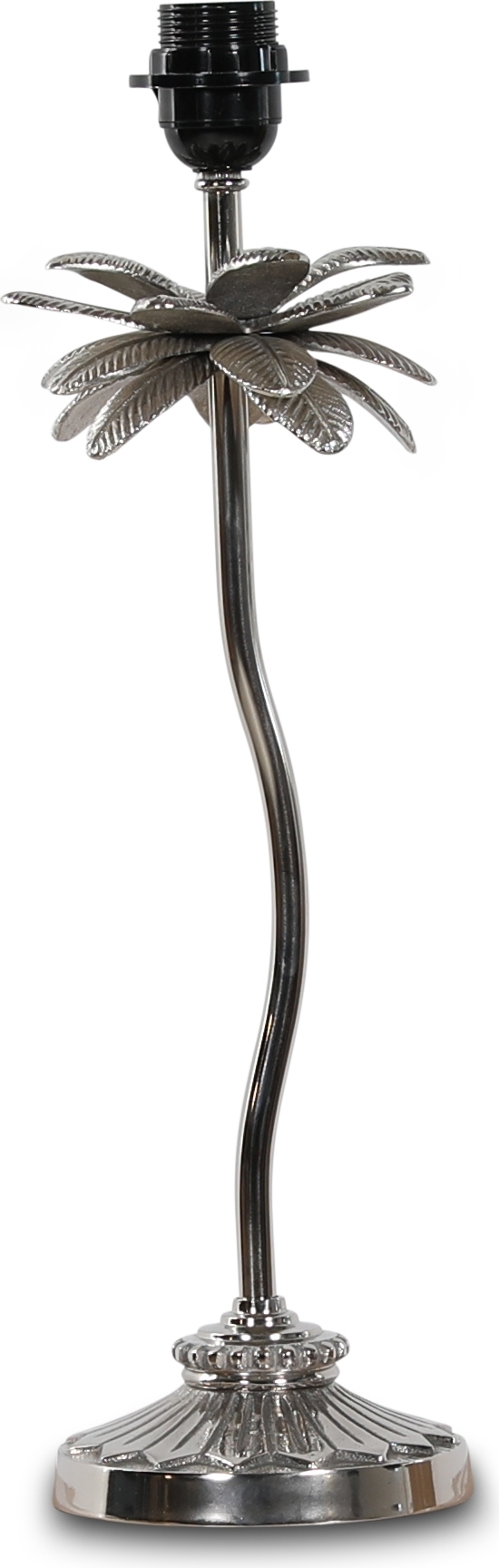 Palm lampfot H42 cm - Silver