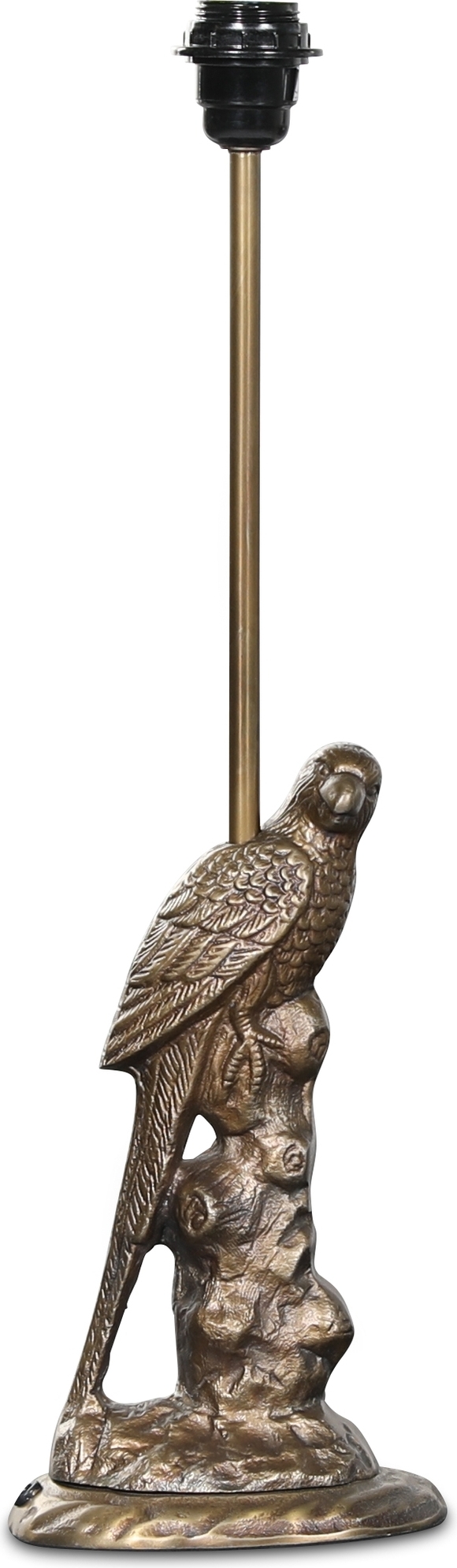 Lampfot höjd 56 cm antik mässing Lampfot höjd 56 cm antik mässing