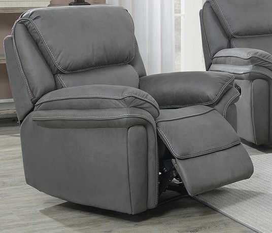 Reclinerf�t�lj gr� (Mikrofiber) - Riverdale