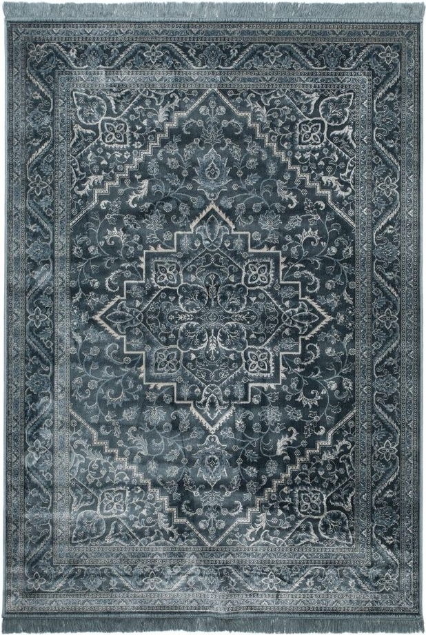 Viskosmatta Casablanca Kashan - Bl�