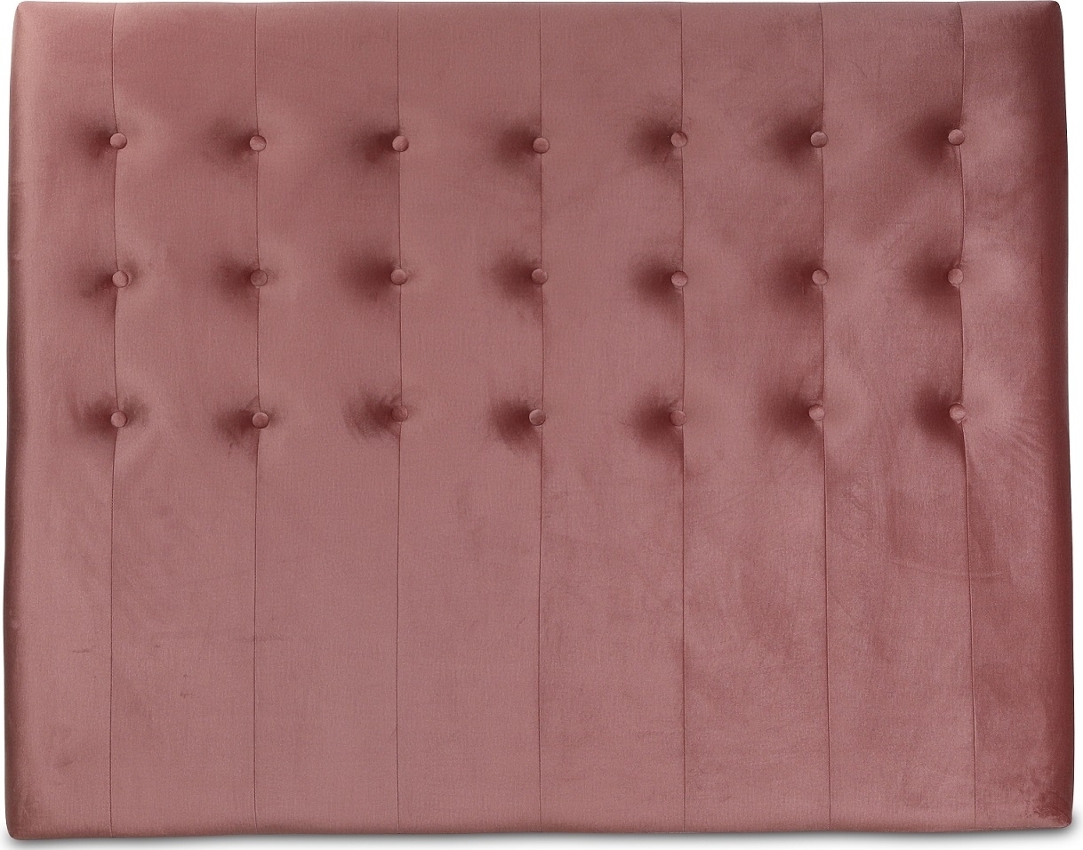 Centa s�nggavel med knappar 90 cm - Rosa sammet