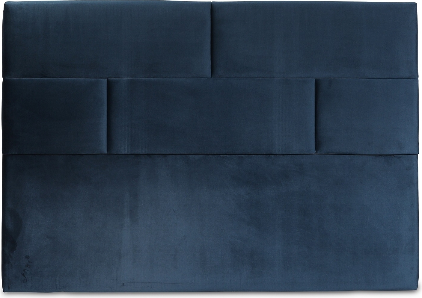 Carpe s�nggavel med m�nster (Bl� sammet) - Valfri bredd