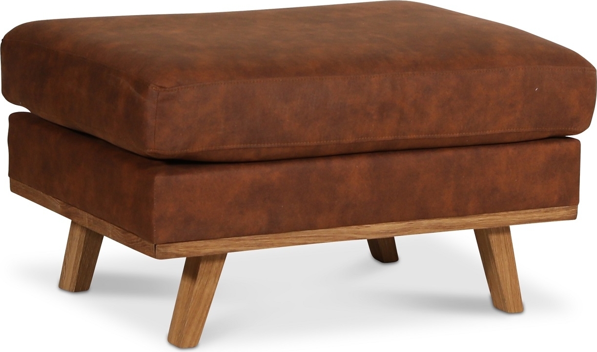 Ranger fotpall - Cognac (L�derutseende) / Ek