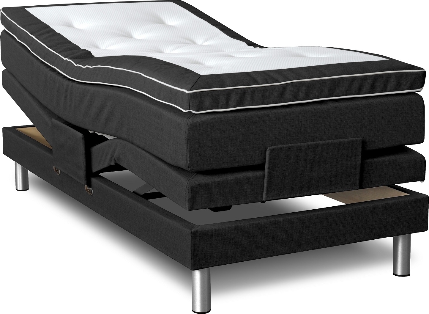 St�llbar s�ng svart 7-zons