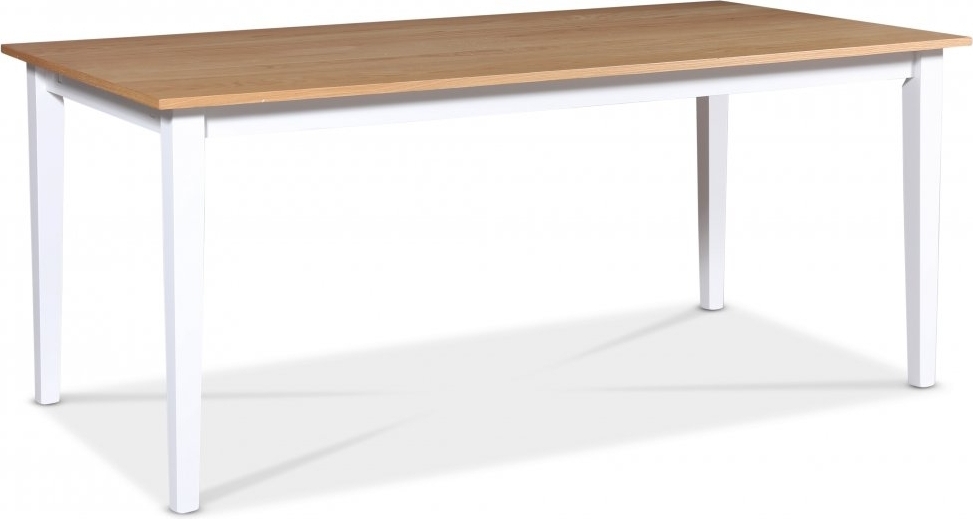 Matbord 180x90 cm Ek / vit - F�r�