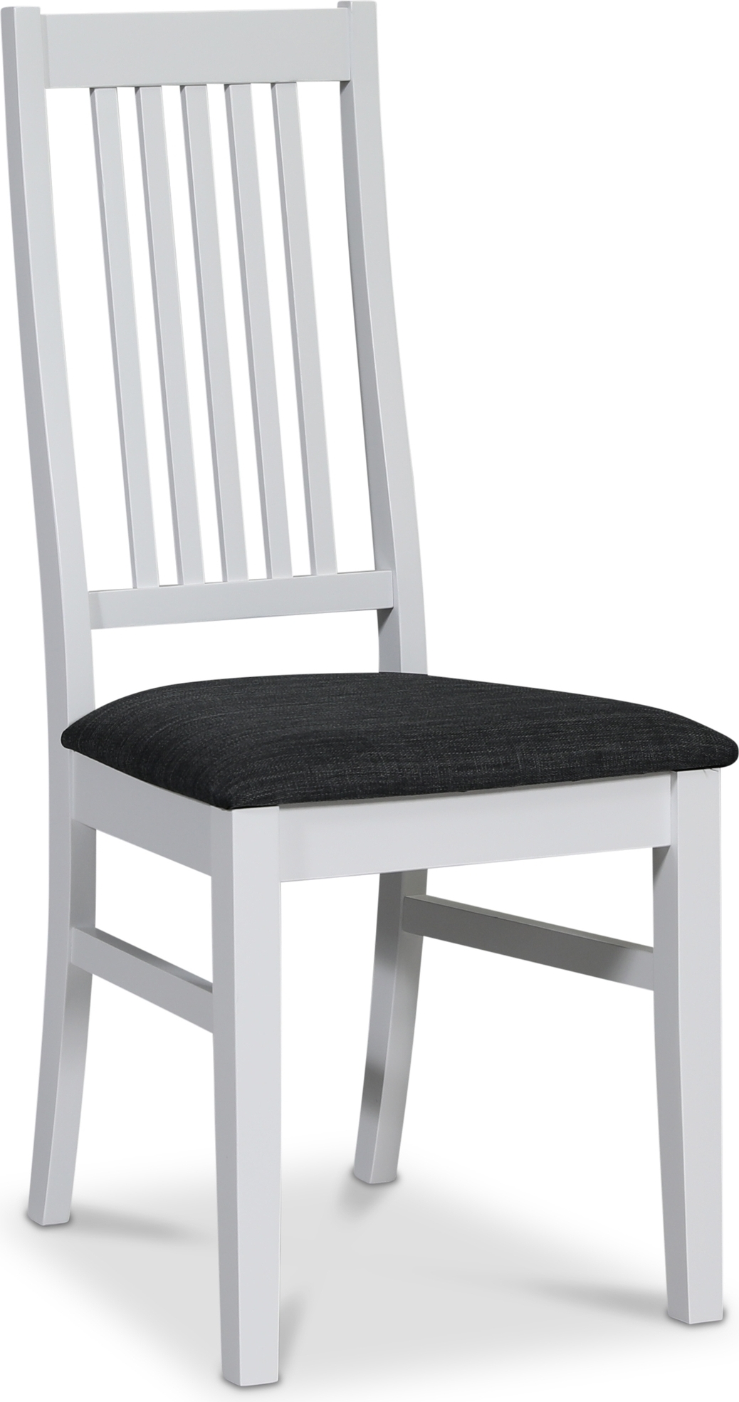 Vit stol med gr� sits - G�s�