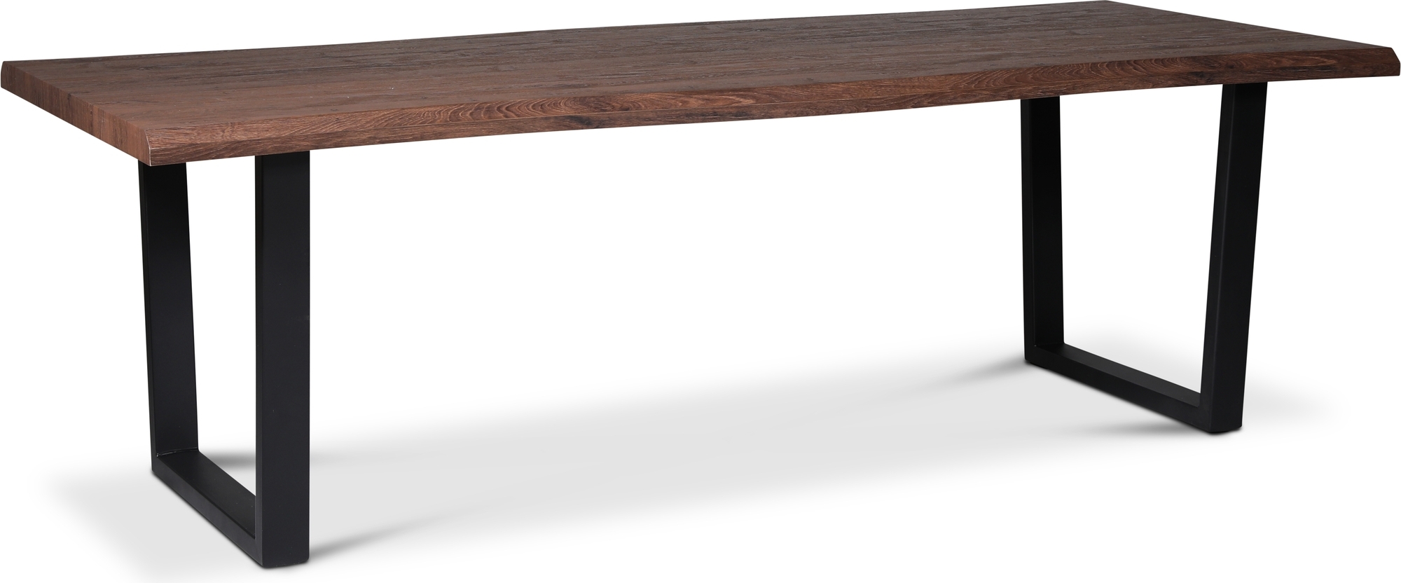 Bretagne matbord 240x100 cm - Brun/svart