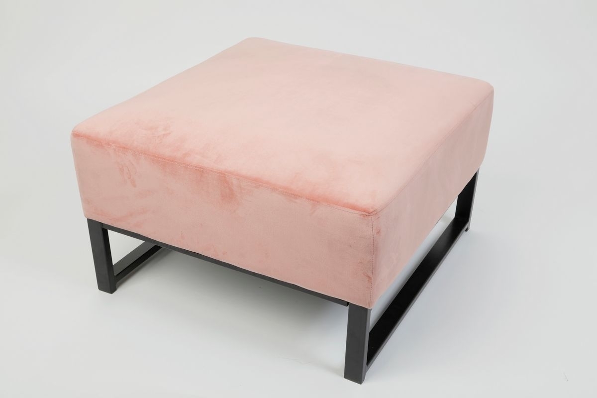 Above pall i rosa sammet 72x72 cm