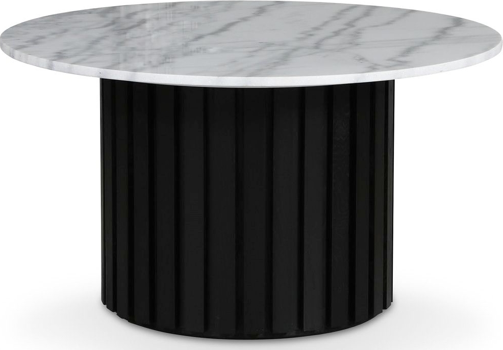 Sumo Soffbord i marmor �85 - Svartbets / Ljus marmor