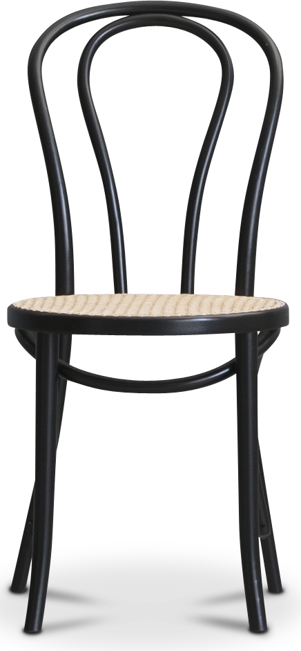 No 18 matstol med rottingsits - Valfri f�rg p� stomme