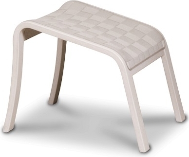 Frank fotpall i sadelgjord - Vitpigmenterad bok