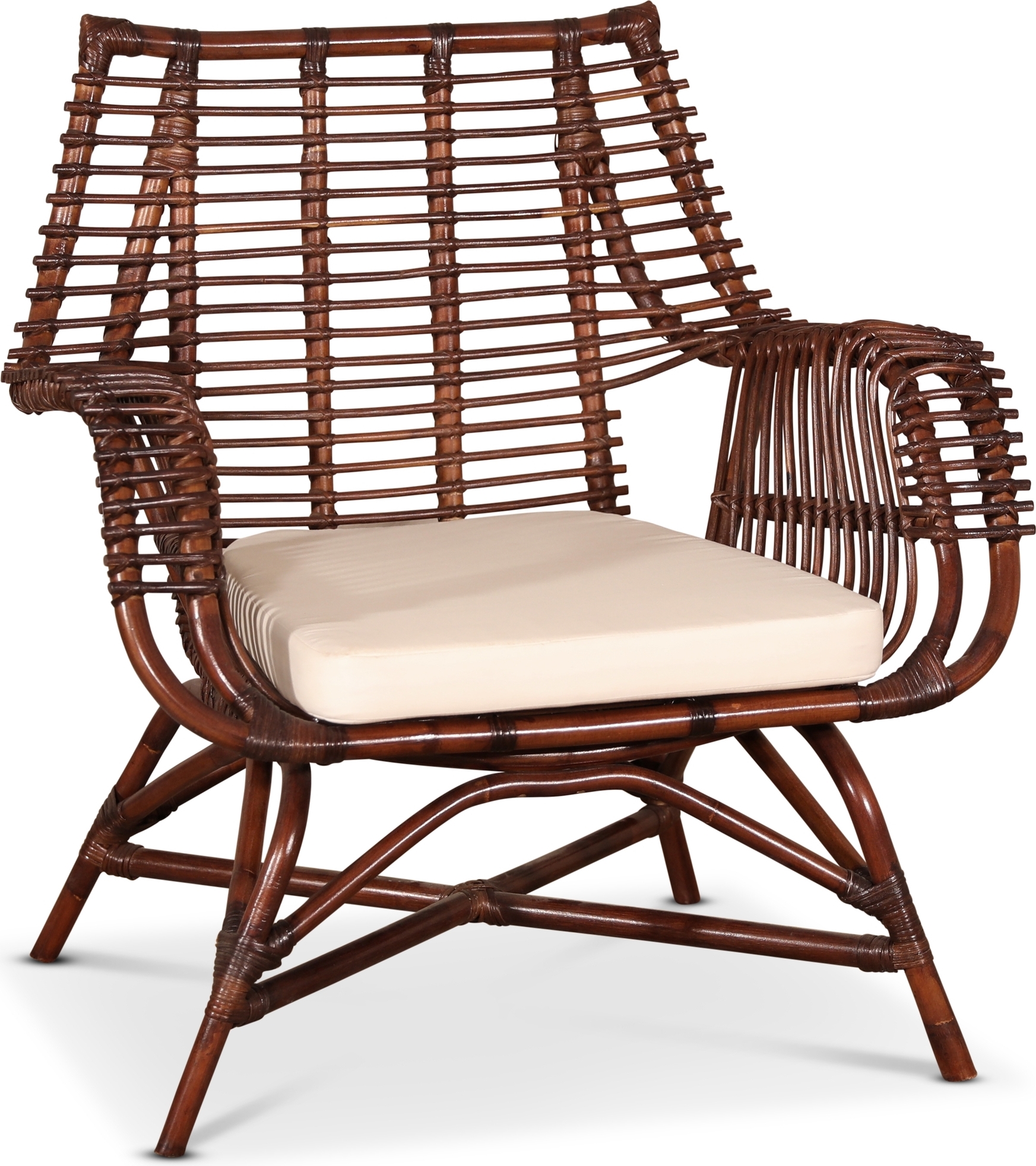 Tibble f�t�lj i rotting - Valn�t + Textilv�rd f�r m�bler