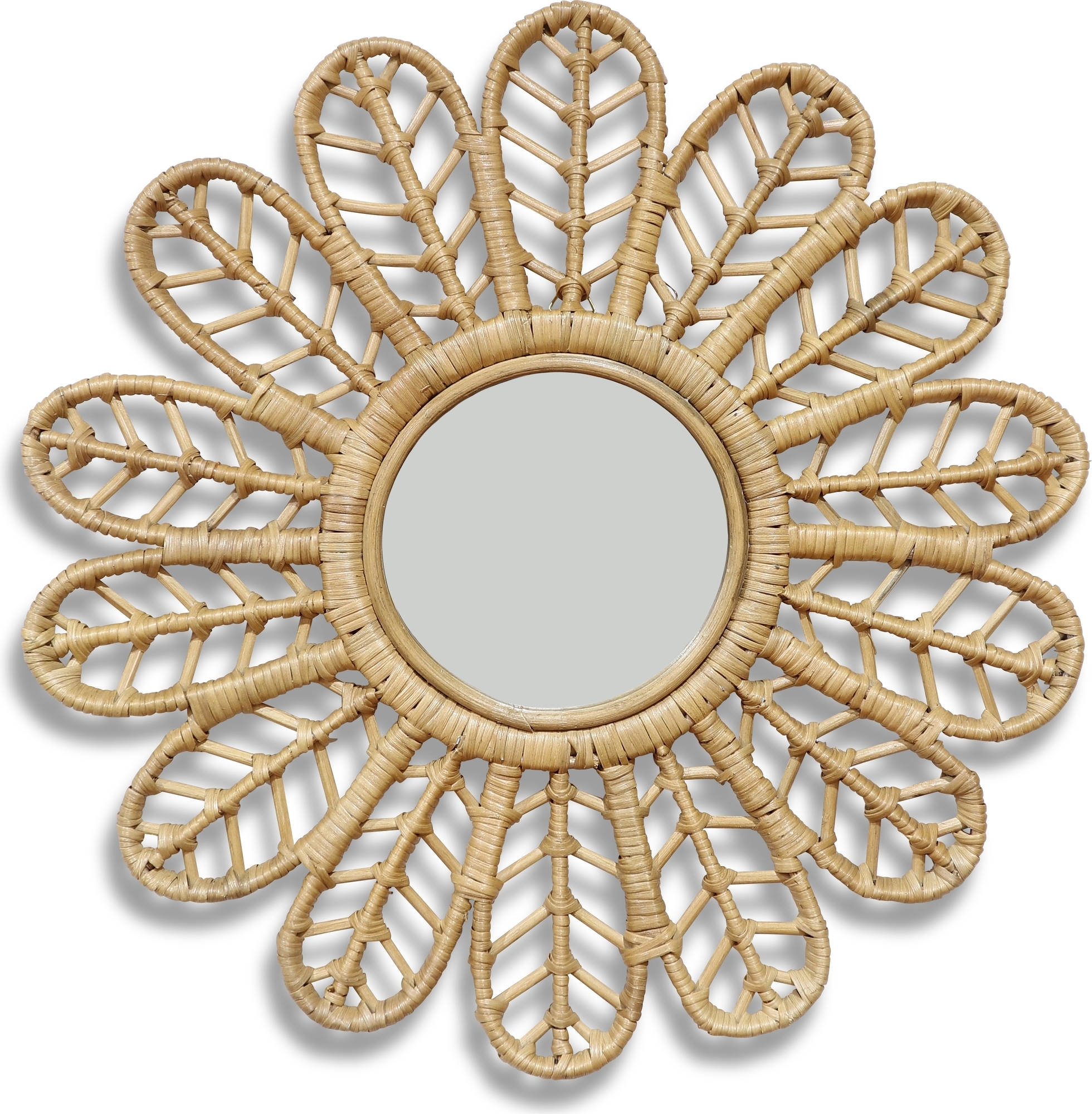 Peacock ljus rotting spegel �60 cm